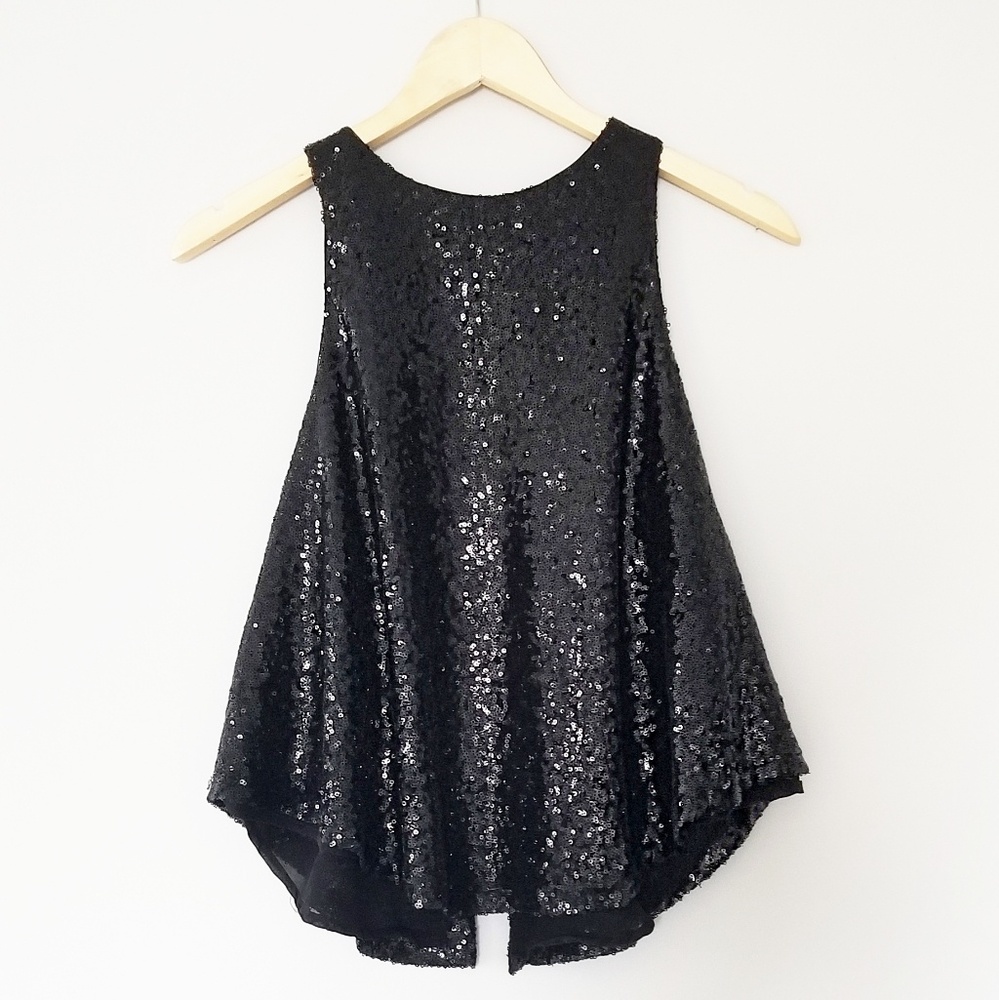Black Racer sparkle top